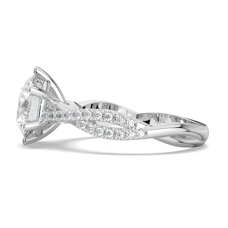 Jana 6 Claws with Diamonds on Band