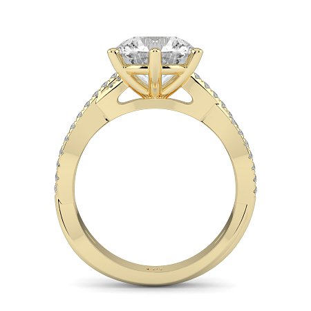 Jana 6 Claws with Diamonds on Band