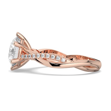 Jana 6 Claws with Diamonds on Half Band