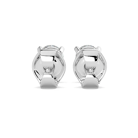Earrings with 2 Lab Grown IGI Diamonds 1.55ct Total Weight