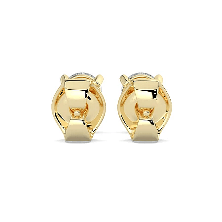 Earrings with 2 Lab Grown IGI Diamonds 2ct Total Weight