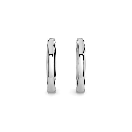 Earring Huggies with Total 0.18cts Lab-Grown Round Diamonds