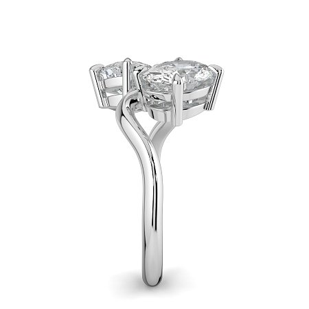 Toi&Moi with Curved Band