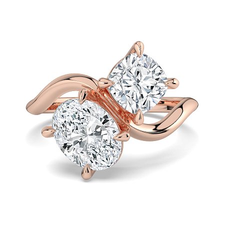 Toi&Moi with Curved Band