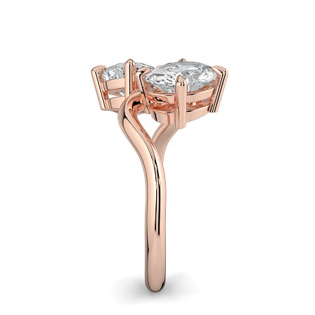 Toi&Moi with Curved Band