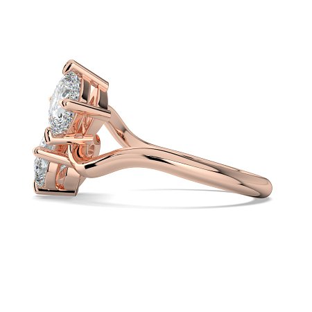 Toi&Moi with Curved Band