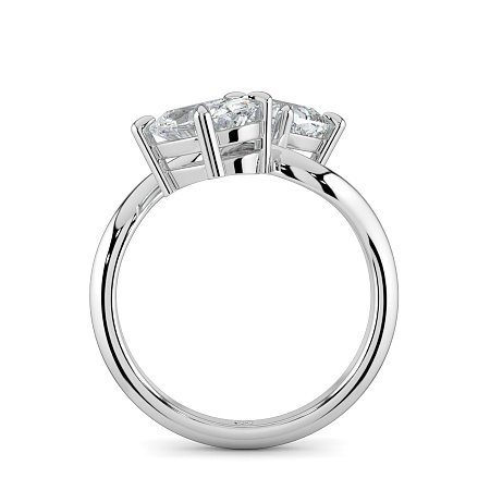 Toi&Moi with Curved Band