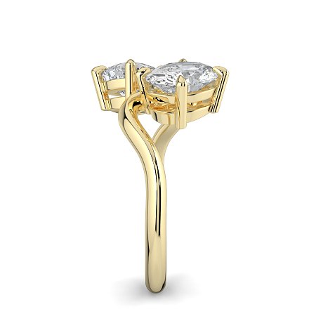 Toi&Moi with Curved Band