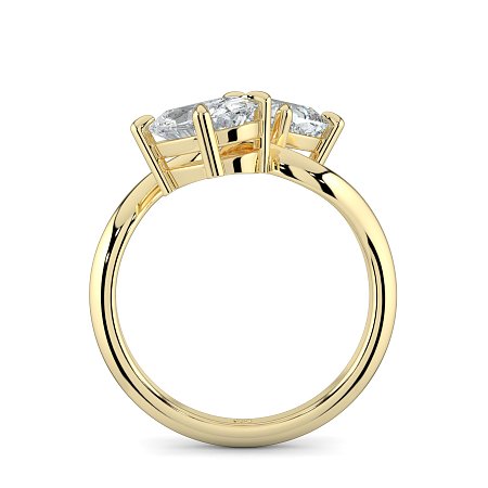 Toi&Moi with Curved Band