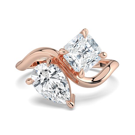 Toi&Moi with Curved Band