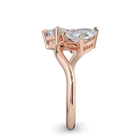 Toi&Moi with Curved Band