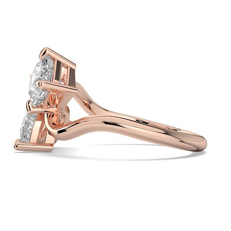 Toi&Moi with Curved Band