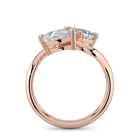 Toi&Moi with Curved Band