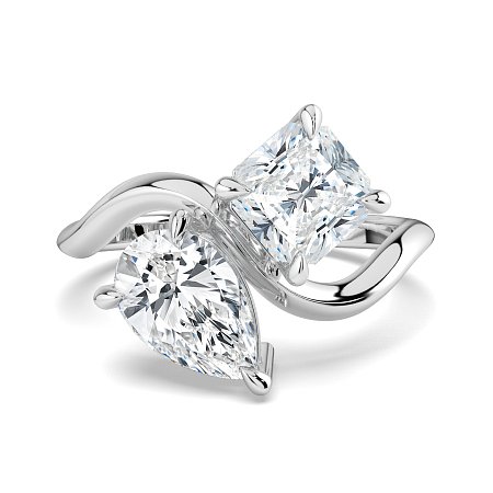 Toi&Moi with Curved Band