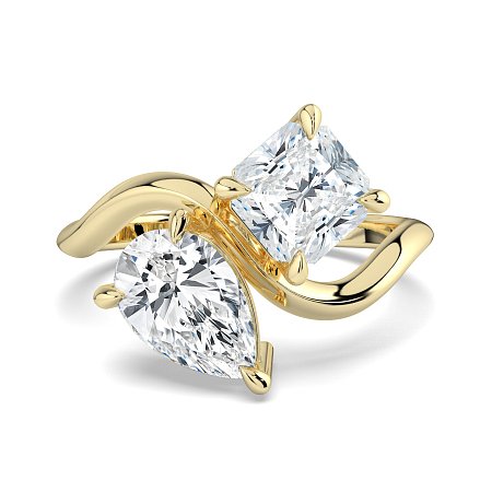 Toi&Moi with Curved Band