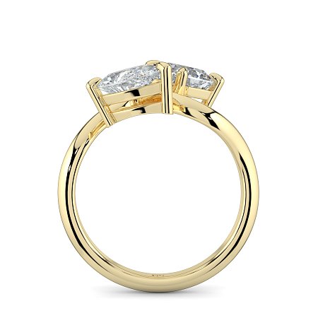 Toi&Moi with Curved Band