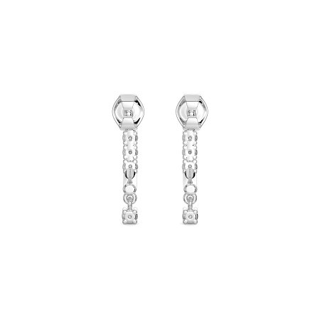 Drop Earrings with Claw Set Total 0.18cts Lab-grown Round Diamonds