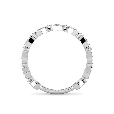 Bead and Milgrain Stacker Ring