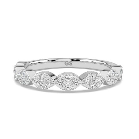 Fancy Shaped Set Stacker Ring