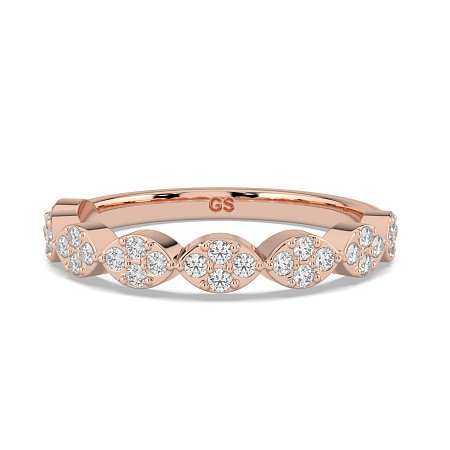 Fancy Shaped Set Stacker Ring