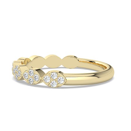 Fancy Shaped Set Stacker Ring