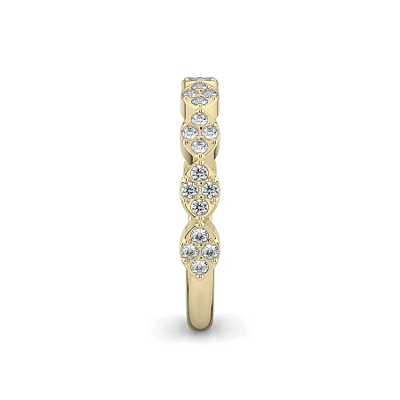 Marquise Shaped Natural Diamond Stacker Ring 0.20cts Total Weight