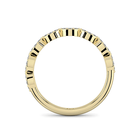 Marquise Shaped Natural Diamond Stacker Ring 0.20cts Total Weight