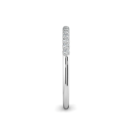 Thin Natural Diamond Stacker Ring 0.12cts Total Weight