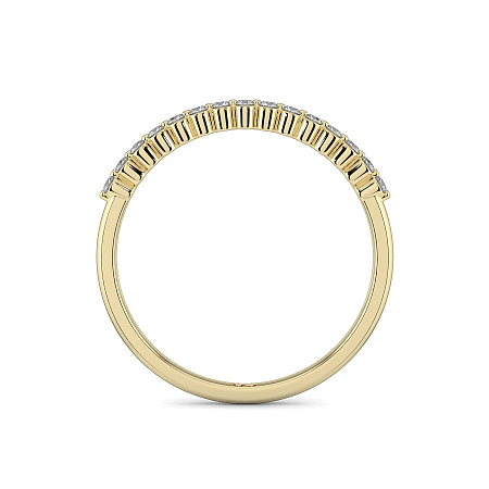 Thin Natural Diamond Stacker Ring 0.12cts Total Weight