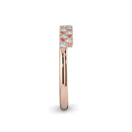 Cluster Claw Set Stacker Ring