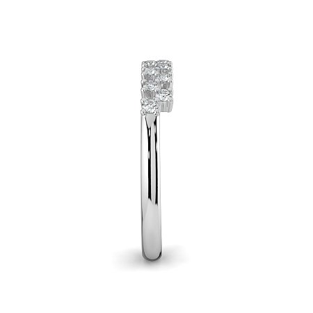 Cluster Claw Set Stacker Ring