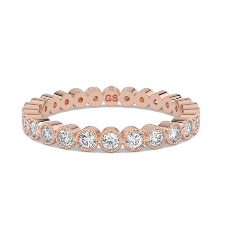 Stacker Ring with Milgrain