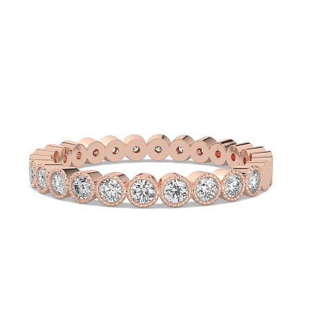 Stacker Ring with Milgrain