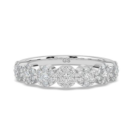 Flower Halo Stacker Ring