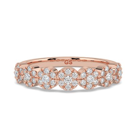Flower Halo Stacker Ring