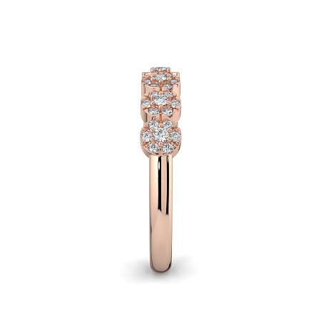 Flower Halo Stacker Ring