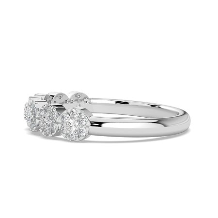 Flower Halo Stacker Ring
