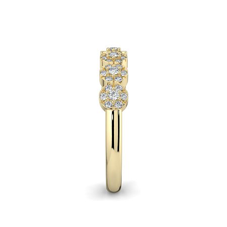 Flower Halo Stacker Ring