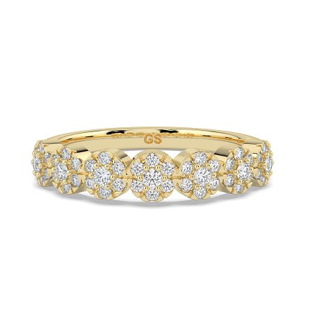 Flower Halo Stacker Ring