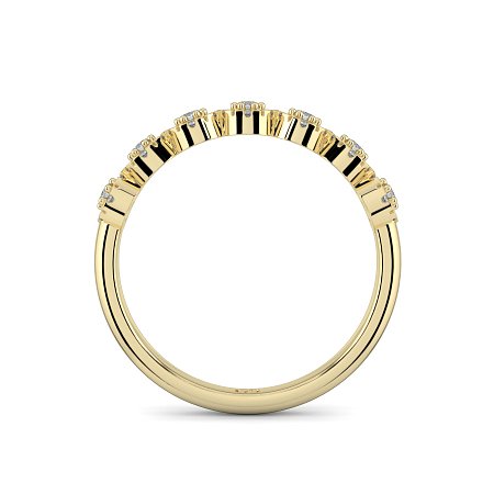 Flower Halo Stacker Ring