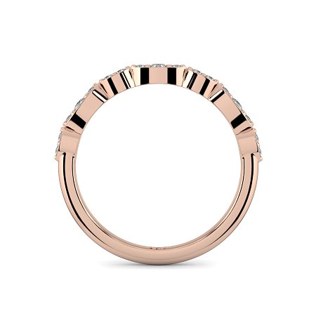 Marquise Shaped Stacker Ring