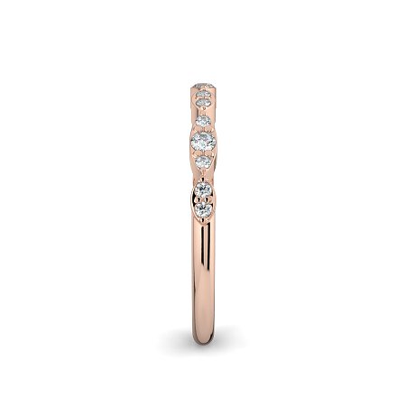 Marquise Shaped Stacker Ring