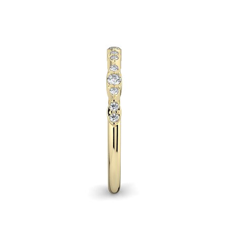 Marquise Shaped Stacker Ring