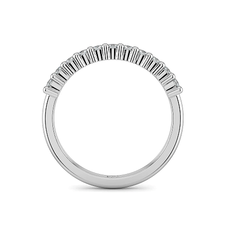 Stacker Shared Claw Wedding Ring with Natural Diamonds 0.24ct Total Weight