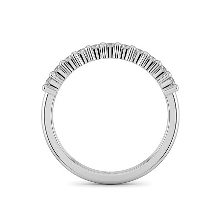 Stacker Ring with Shared Claws Diamonds of 0.24cts