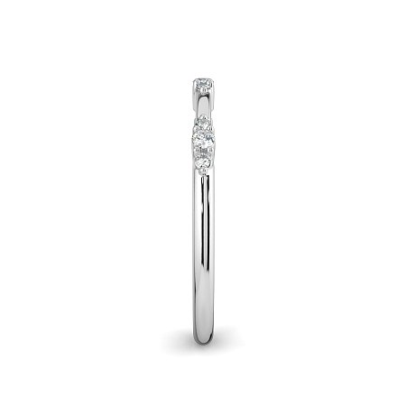 Cluster with 3 Diamonds Stacker Ring