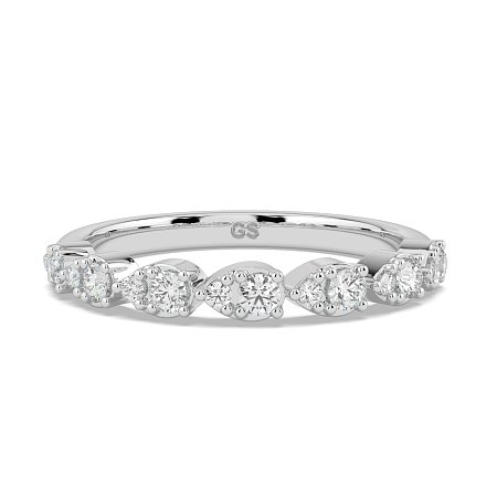 Pear Shaped Stacker Ring