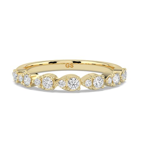 Pear Shaped Stacker Ring
