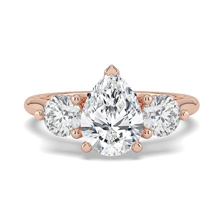 Dalia 3 Stones Round