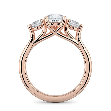 Dalia 3 Stones Round